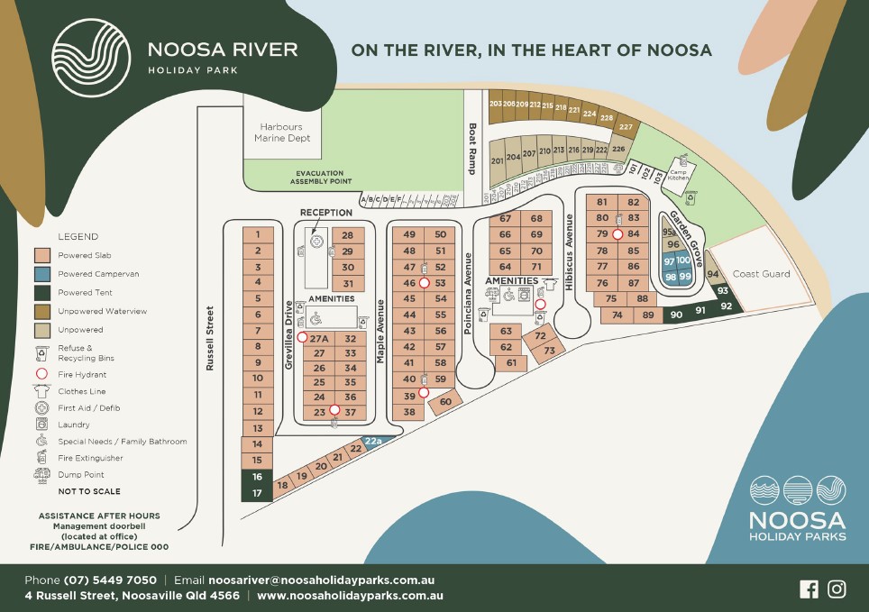 Noosa River Map