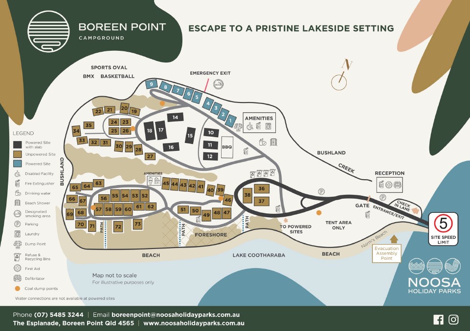 Boreen point map May 2023